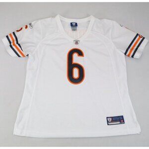 CHICAGO BEARS #6  JAY CUTLER ON FIELD NFL JERSEY REEBOK WOMENS LARGE WHITE